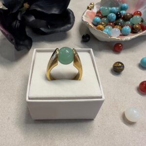 Donnatella Green aventurine sten 10 mm.