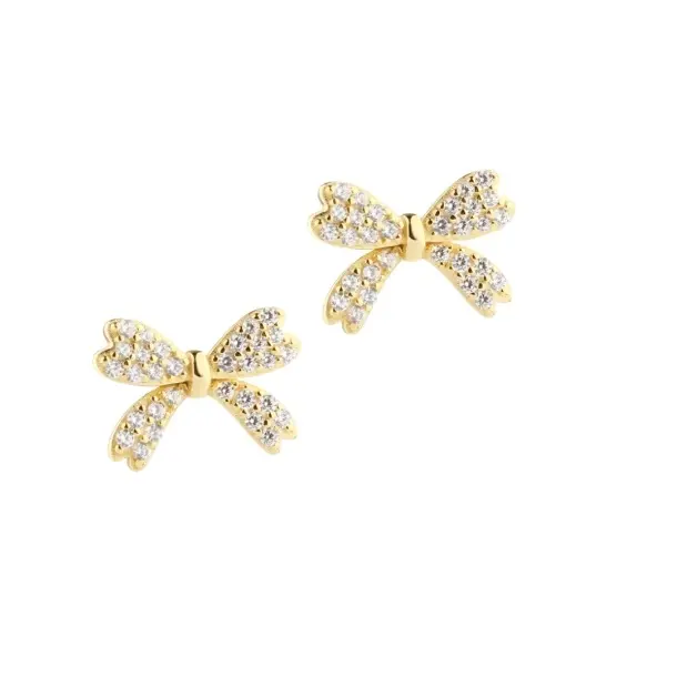 Aqua Dulce Darling bow big øreringe 5805