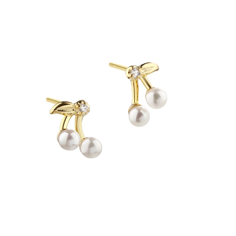 Aqua Dulce Darling cherry øreringe 5704