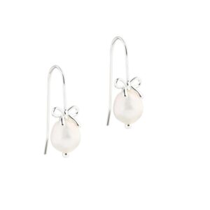 Aqua Dulce Bow & Pearls øreringe 5810