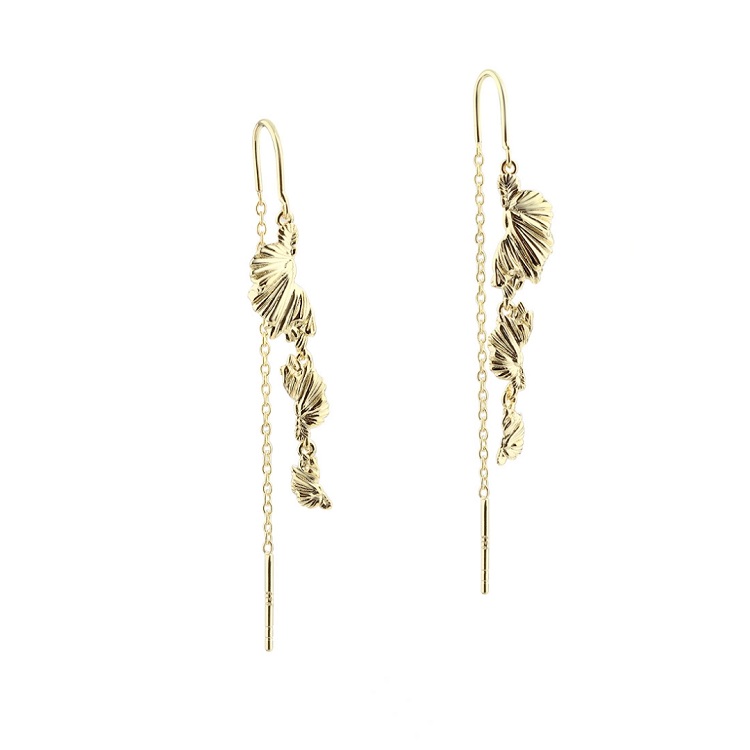 Aqua Dulce Koi Thread øreringe forgyldt 5613