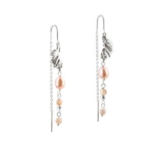 Aqua Dulce Koi Rose øreringe sølv 5626