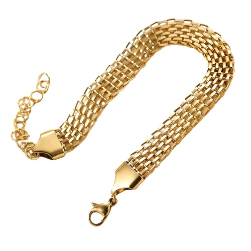 Armbånd forgyldt stål 102031