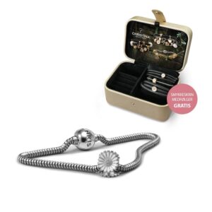 Christina Sølvarmbånd med Marguerite 615-JEWEL-S