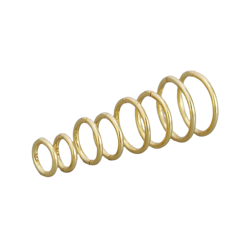 Donnatella hoops forgyldt knæklås 12 mm. 162366