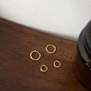 Donnatella - øreringe forgyldt large