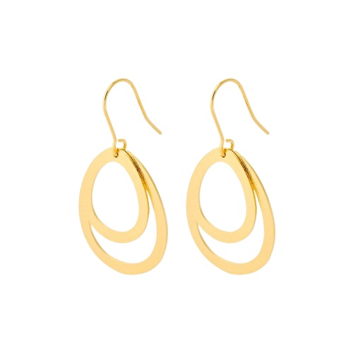 Pernille Corydon Small Double øreringe E-156-GP