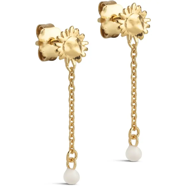 Enamel Sunshine Drop øreringe E423GDaisy