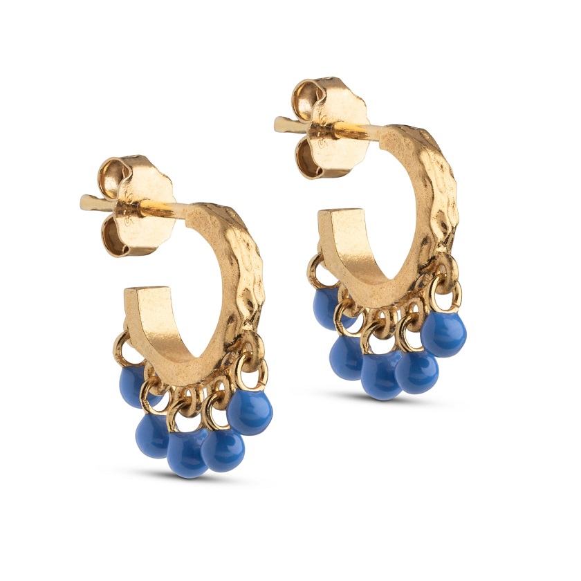 Enamel Astrid Cornflower øreringe E309GM