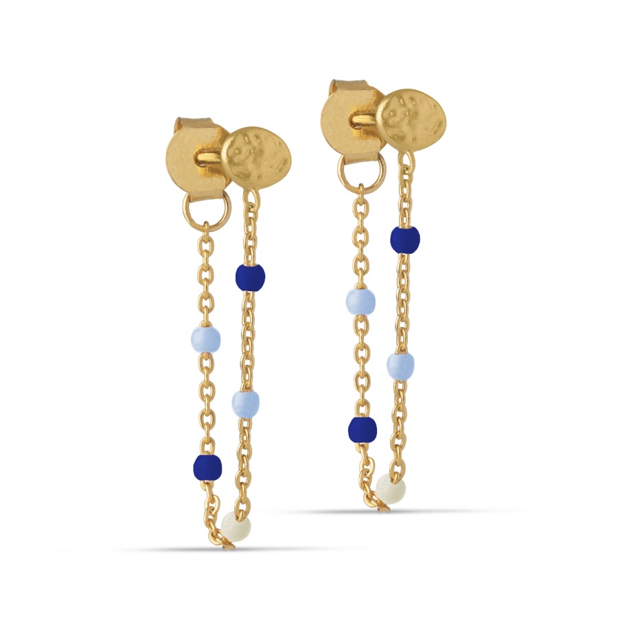 Enamel Lola øreringe E140GMmarine