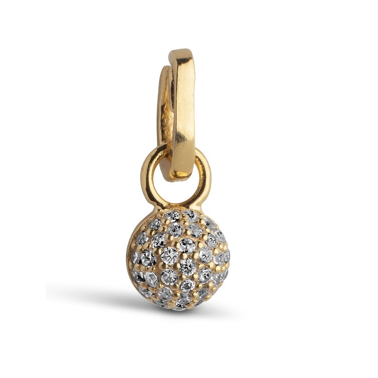 Enamel Disco Ball charm C019G