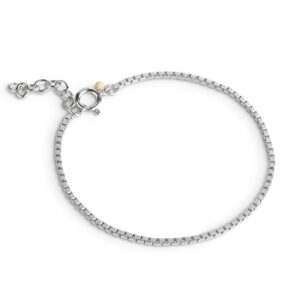 Enamel Box Chain 1,45 armbånd B122S