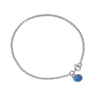 Enamel Copenhagen Armbånd Ball Chain Cornflower B16S