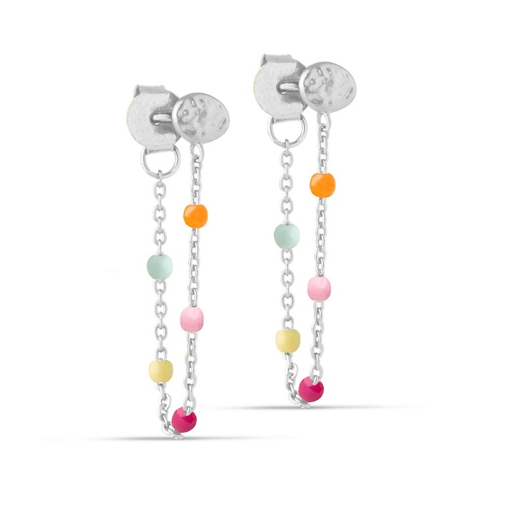 Enamel Lola øreringe E140SRainbow