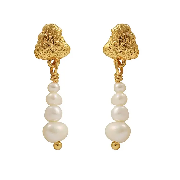 Hultquist Coralie white øreringe S08459 G-W