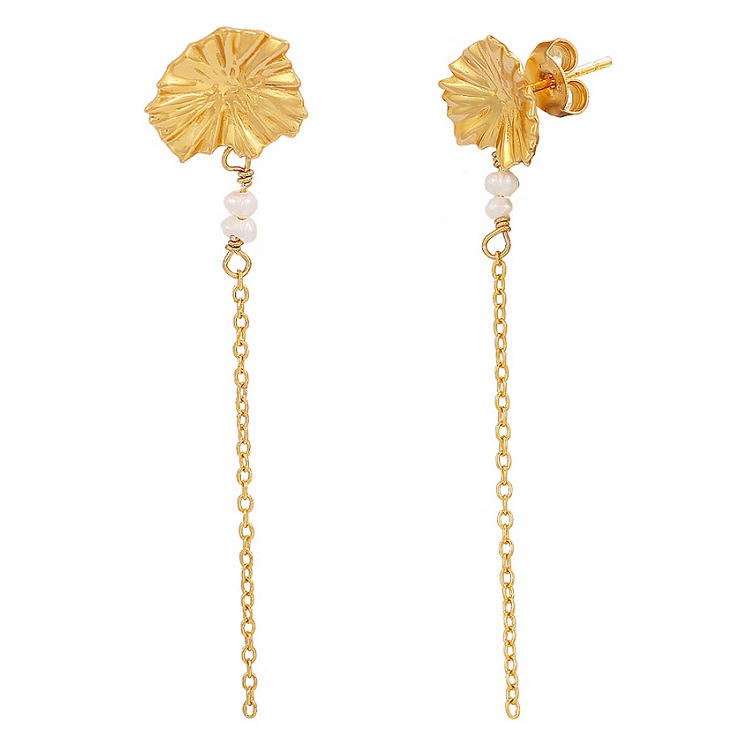 Hultquist Dagmar Chain øreringe S08453 G