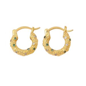 Hultquist Celeste Green hoops S08488 G-G