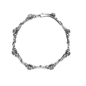 Lund Copenhagen Armbånd sølv med månesten 9018710-50