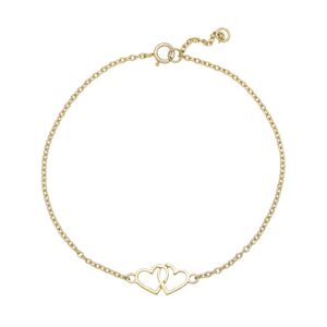 Lund Copenhagen guld armbånd 8 kt. med hjerte 3011370