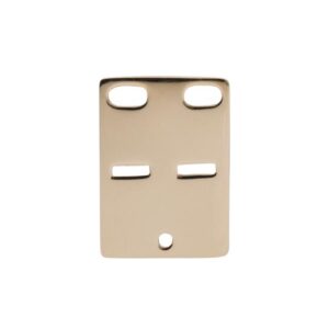 Siersbøl kadaverskilt vedhæng i 8 kt 29170400300