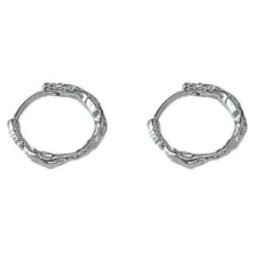 Donnatella - øreringe sølv large 162348