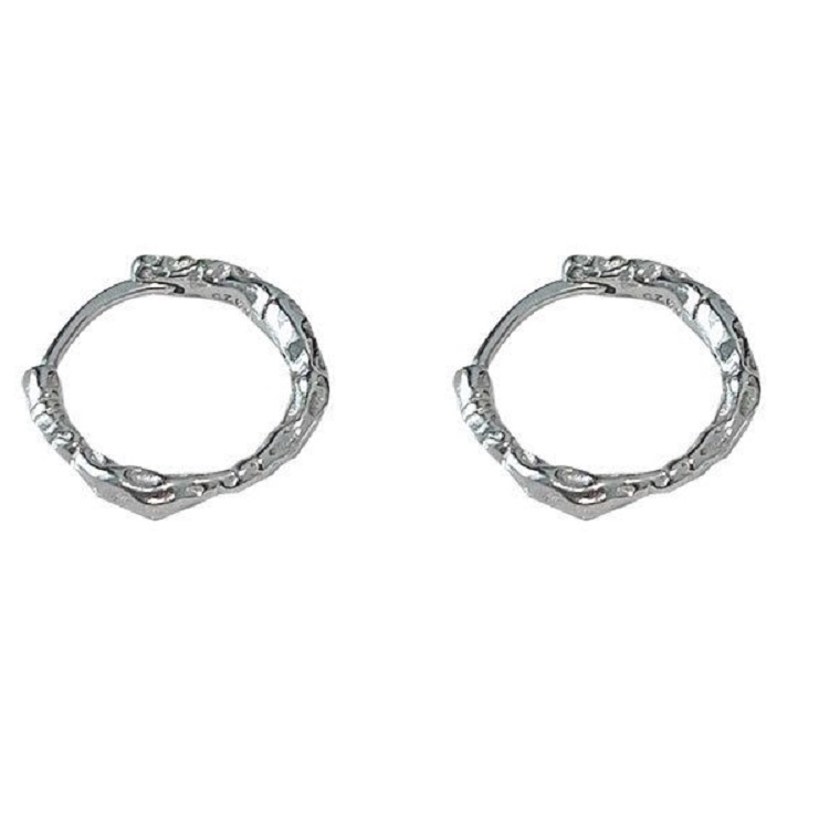 Donnatella - øreringe sølv large 162348