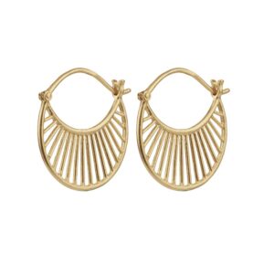 Pernille Corydon Daylight øreringe 22 mm. forgyldt E-571-GP