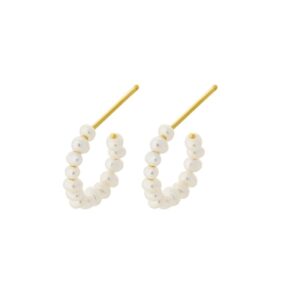 Pernille Corydon Ocean Treasure hoops E-438-GP