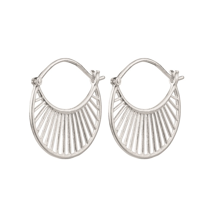 Pernille Corydon Daylight øreringe 22 mm. sølv E-571-S