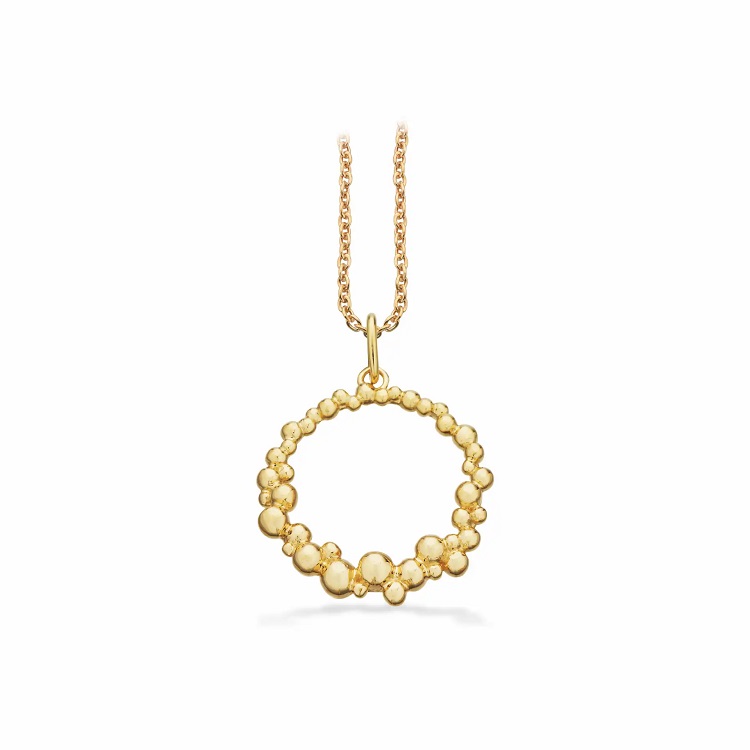 Scrouples halskæde cirkel med kugler 213903