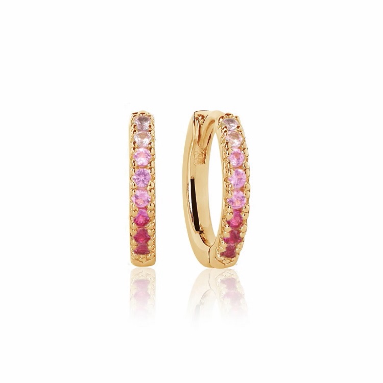 Sif Jakobs Ellera Medio Pink øreringe SJ-E2859-GPK-YG