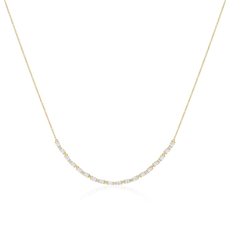 Sif Jakobs Ellera Ovale halskæde SJ-N2415-CZ-YG