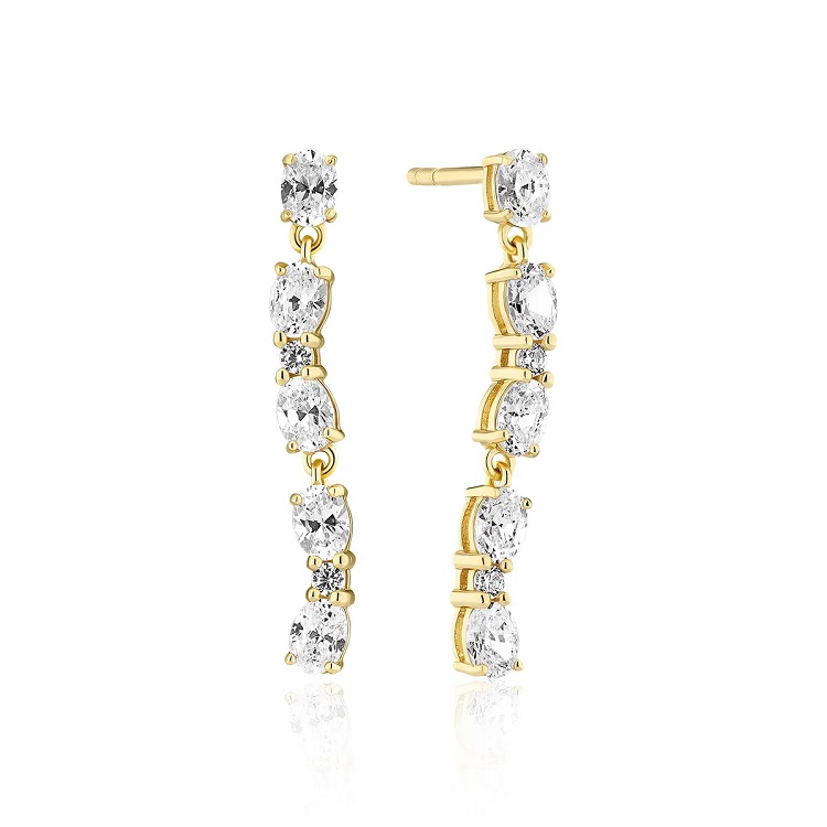 Sif Jakobs Ellera Ovale øreringe SJ-E2417-CZ-YG