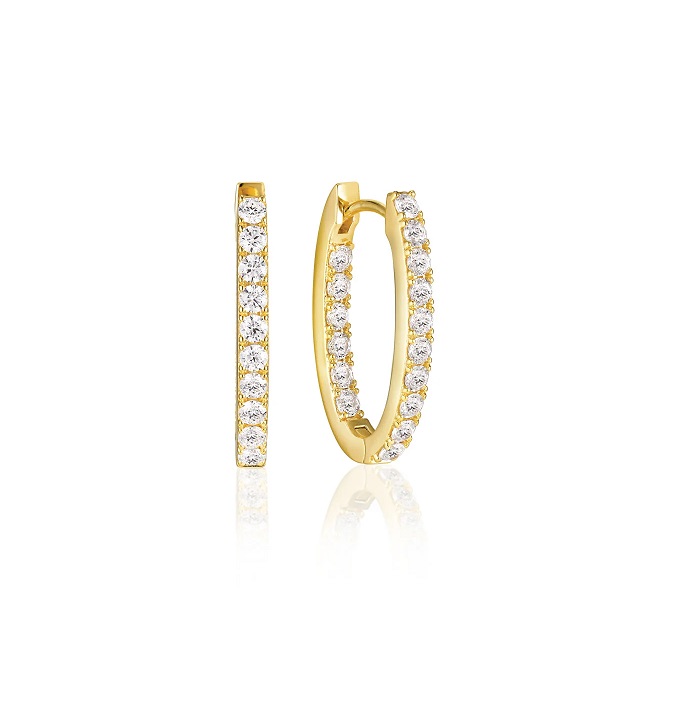 Sif Jakobs Ellisse øreringe SJ-E2312-CZ-YG