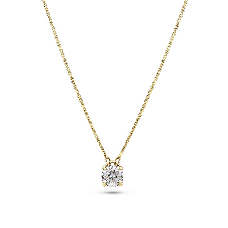 Sif Jakobs Venice Grande halskæde 14 kt guld 0.5 ct. labgrown diamant SJ-N2507-WD-YG