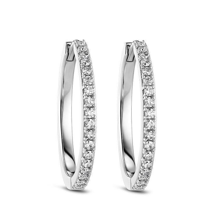 Sif Jakobs Alba Grande øreringe 14 kt guld 0.36 ct. labgrown diamant SJ-E2512-WD-WG-2