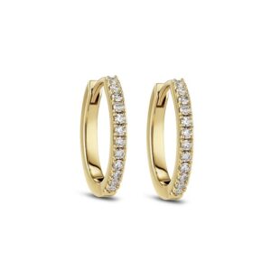 Sif Jakobs Alba Medio øreringe 14 kt guld 0.24 ct. labgrown diamant SJ-E2511-WD-YG-2