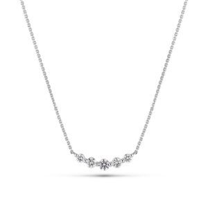 Sif Jakobs Tiara Piccolo halskæde 14 kt guld 0.37 ct. labgrown diamant SJ-N2518-WD-WG