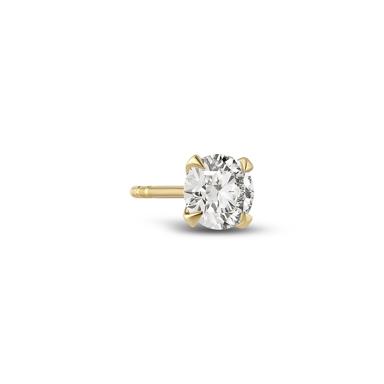Sif Jakobs Solitaire Venice Medio ørering 14 kt guld labgrown diamant SJ-E2502-WD-YG-1