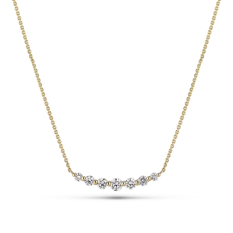 Sif Jakobs Tiara Grande halskæde 14 kt guld 0.46 ct. labgrown diamant SJ-N2519-WD-YG