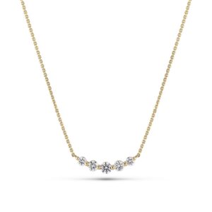 Sif Jakobs Tiara Piccolo halskæde 14 kt guld 0.37 ct. labgrown diamant SJ-N2518-WD-YG