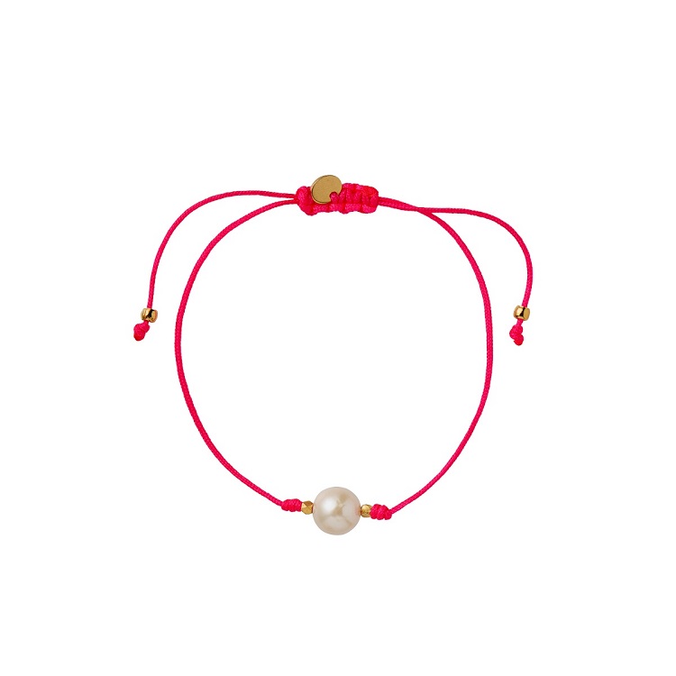 Stine A Big Pearl Berry armbånd pink 3213-02-OS