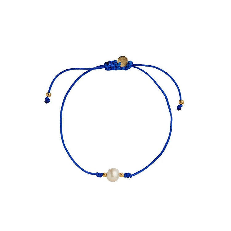 Stine A Big Pearl Berry armbånd blue 3214-02-OS