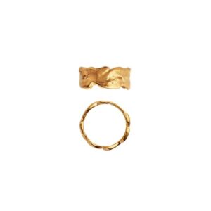 Stine A Gold Splash Lava ring 4052-02