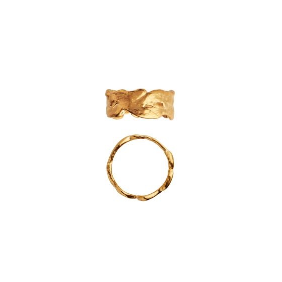 Stine A Gold Splash Lava ring 4052-02 str. 52