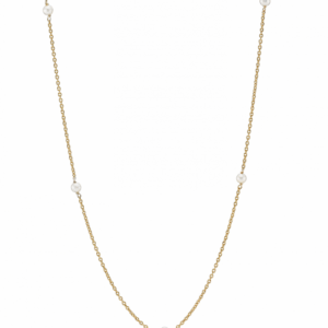 Lund Copenhagen 8 Kt. halskæde med perler 3021158-33