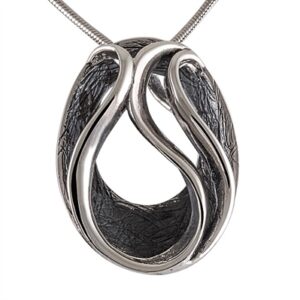 Raw-Oxi vedhæng sølv uden kæde