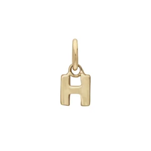 Siersbøl - 14 kt. guld bogstav H