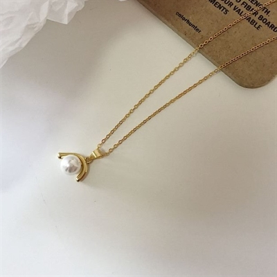 "Nika" halskæde forgyldt sølv