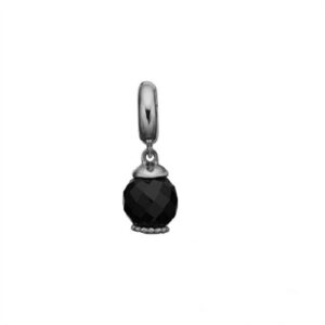 Christina Jewelry Big Moving Onyx Charm